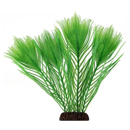 Растение пластиковое зелёное Эгерия, 25см , 2 шт.