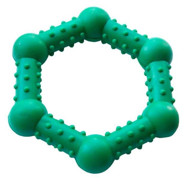 Игрушка для собак Зооник Кольцо молекула шипы