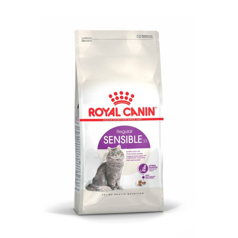 Royal Canin Sensible 33 полнорационный сухой корм для взрослых кошек с чувствительной пищеварительной системой