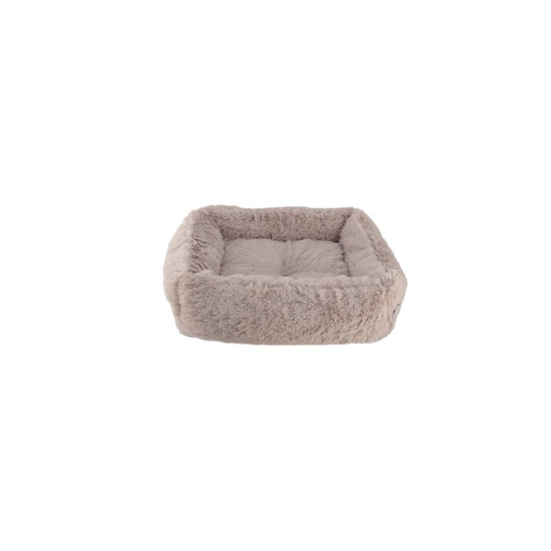 Лежак для животных Foxie Furry comfort 60х50см из меха бежевый