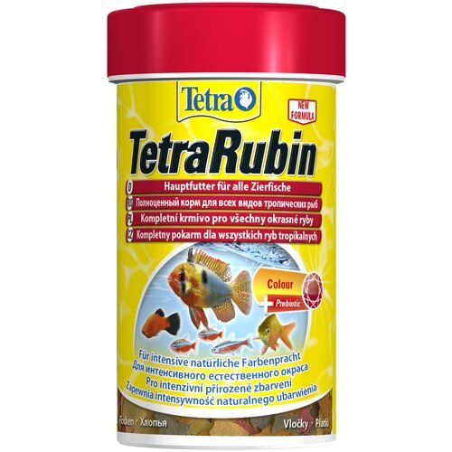 Сухой корм для рыб, ракообразных Tetra TetraRubin Flakes, 100 мл, 20 г