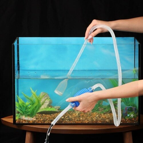 Сифон для аквариума “Пижон”, с фильтрующей сеткой, 1,4 м