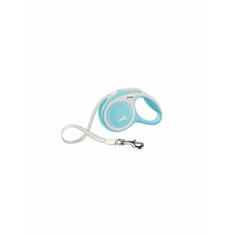 flexi New Comfort tape XS поводок-рулетка для собак, светло-голубая 3 м, до 12 кг