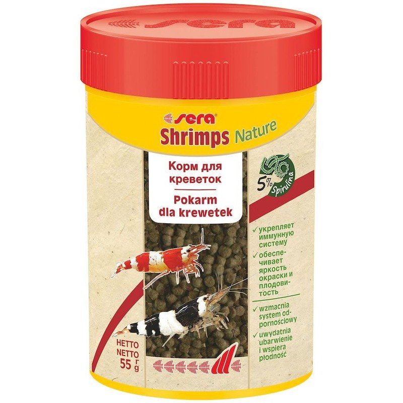 Sera Shrimps Natural Корм для креветок – 100 мл