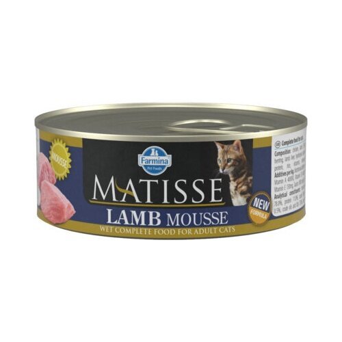 FARMINA Консервы мусс для кошек MATISSE CAT MOUSSE LINE ягнёнок 5775 | Matisse Cat Mousse Line Lamb 0,085 кг 41123 (34 шт)