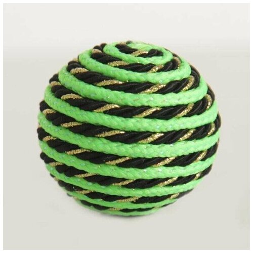 Мяч Зеленый с Люрексом для кошек 5см (34 шт)