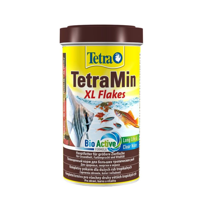 Корм для рыб TETRA Min XL для всех видов рыб, крупные хлопья 500мл