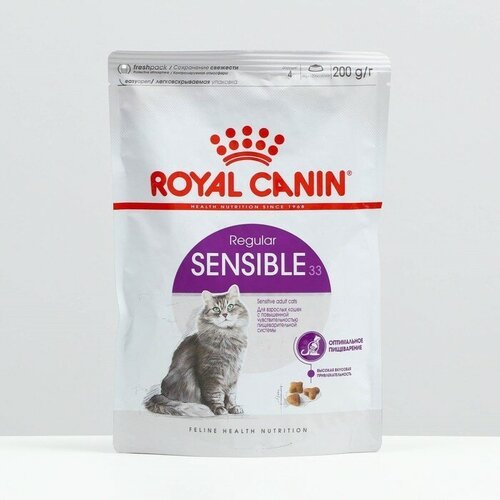 Royal Canin Сухой корм RC Sensible для кошек, 200 гр