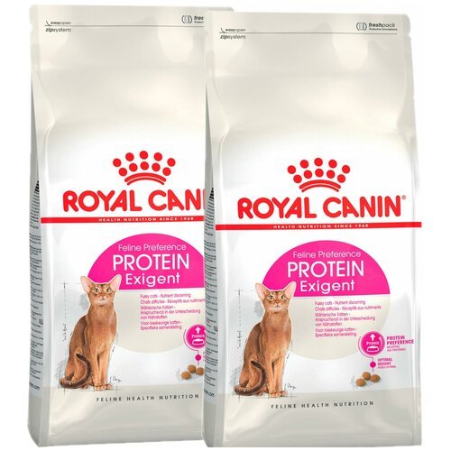 ROYAL CANIN PROTEIN EXIGENT для привередливых взрослых кошек (4 + 4 кг)