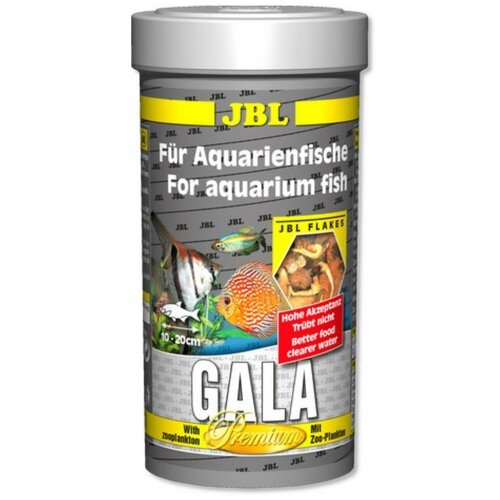 JBL Gala – Основной корм премиум для пресноводных аквариумных рыб, хлопья, 250 мл (38 г)