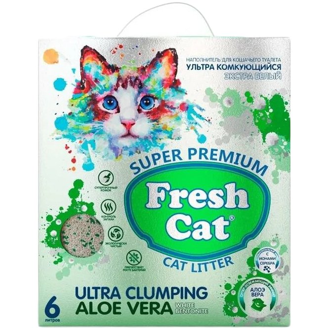 Наполнитель Fresh Cat Aloe vera 6 л