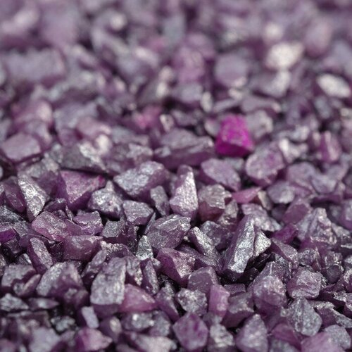 Грунт декоративный 'Пурпурный металлик' песок кварцевый 250 г фр.1-3 мм