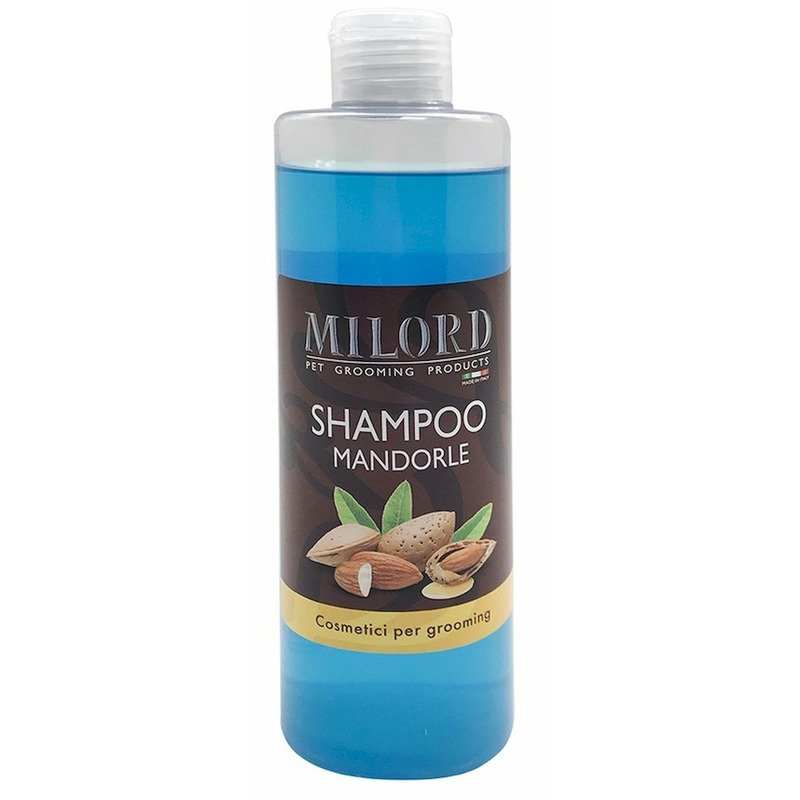 Milord Shampoo Mandorle шампунь \”Миндаль\” для собак и кошек, увлажняющий, с пантенолом и маслом миндального ореха – 300 мл