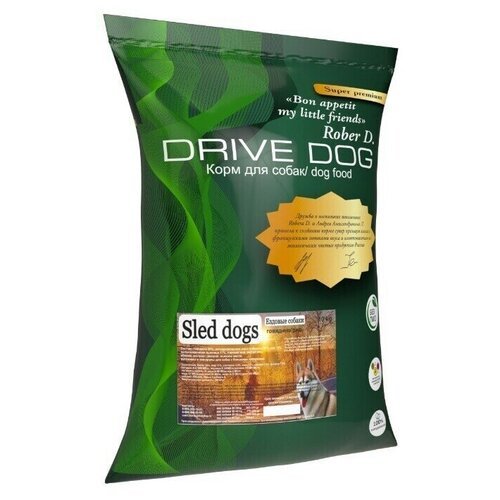 DRIVE DOG Sled dogs корм для ездовых собак с говядиной (5 кг)