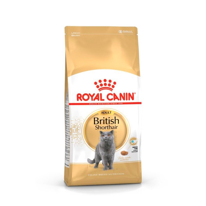 Royal Canin British Shorthair Adult полнорационный сухой корм для взрослых кошек породы британская короткошерстная – 400 г