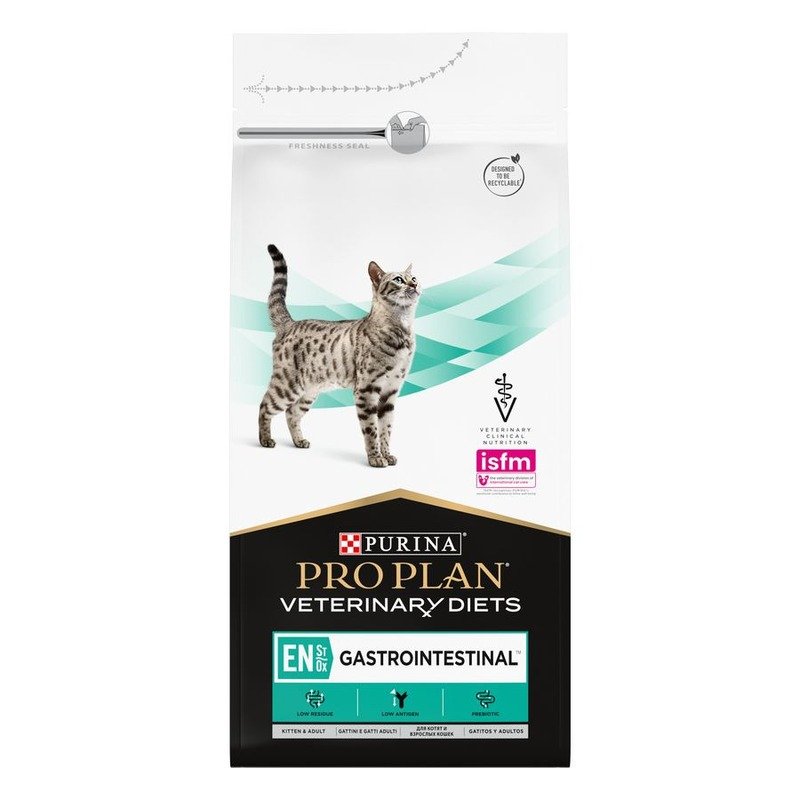 Pro Plan Veterinary Diets EN St/Ox Gastrointestinal сухой корм для кошек диетический для снижения проявлений кишечных расстройств – 1,5 кг