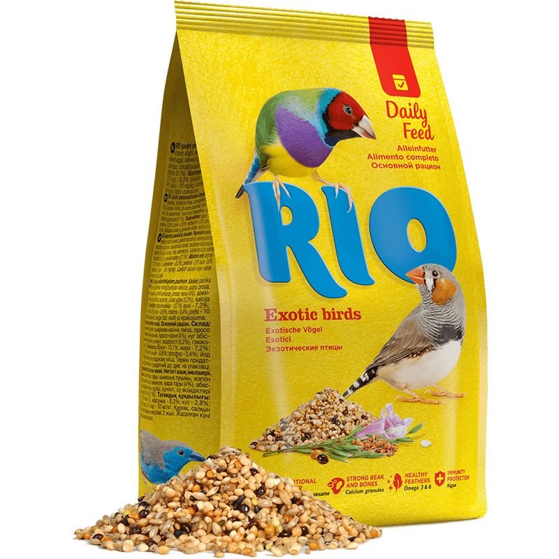 Корм для птиц RIO для экзотических птиц (амадины и т.п.) 500г