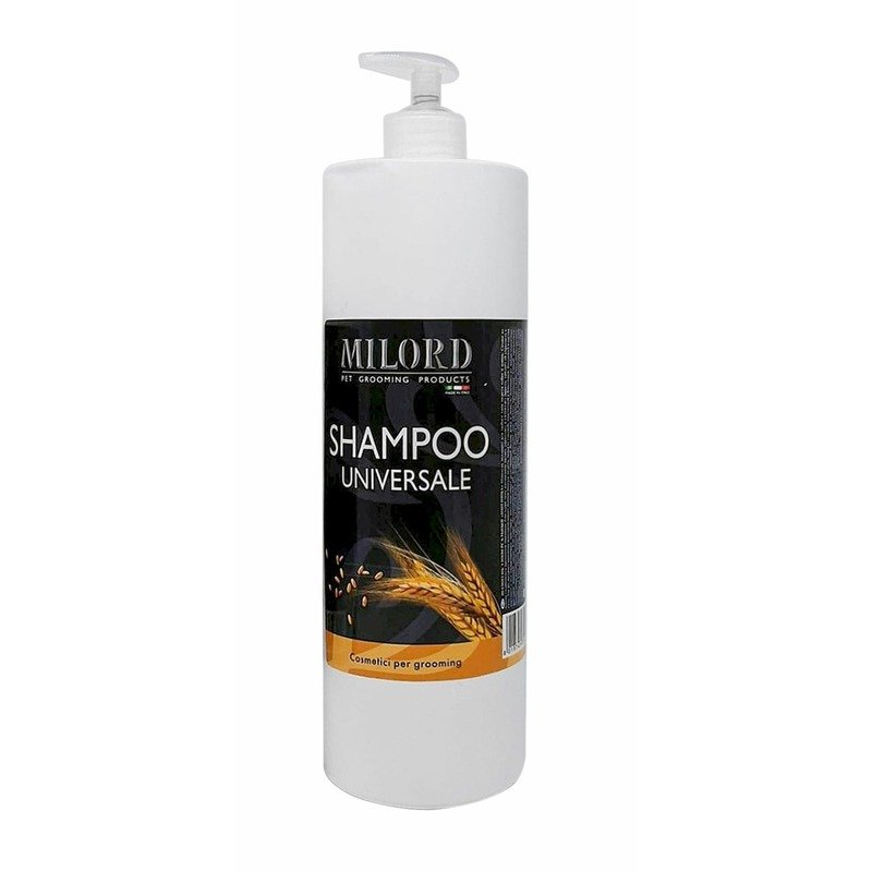 Milord Shampoo Universale шампунь \”Пшеница\” для собак и кошек, универсальный, с экстрактом пшеницы, с дозатором – 1 л