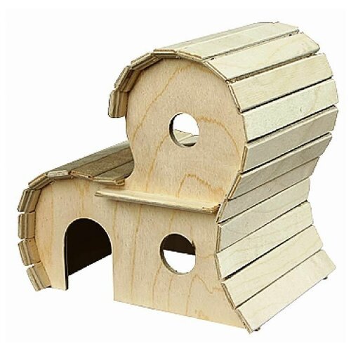 Yami-Yami Домик для грызунов деревянный 2-х этажный (8552), 0,27 кг
