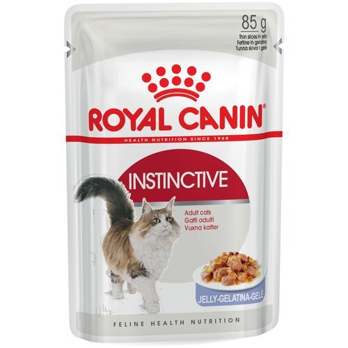 Корм Royal Canin Instinctive (в желе) для кошек старше 1 года, 85 г x 24 шт