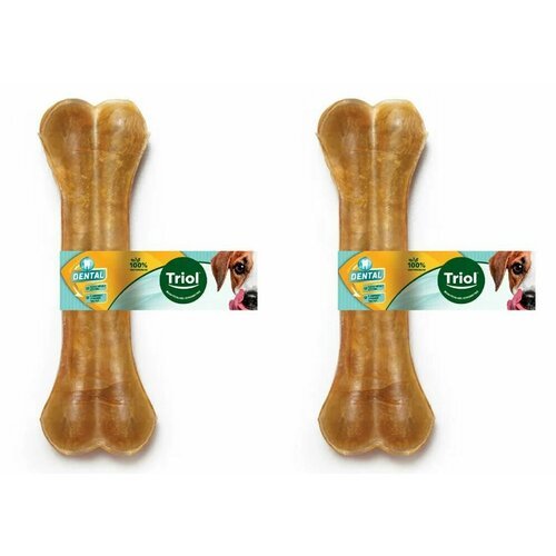 Triol Лакомство для собак Косточка жевательная Dental, 12,5 см, 50 г, 2 уп