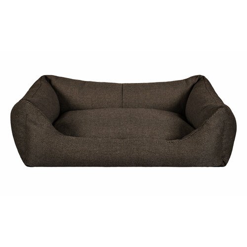 Лежак для собак и кошек Tappi Ротонд прямоугольный с подушкой шоколад 45 х 33 х 15 см (1 шт)