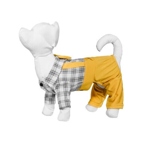 Yami-Yami одежда Костюм для собак с жёлтыми брюками, L (спинка 35 см) нд28ос 52047-4, 0,104 кг