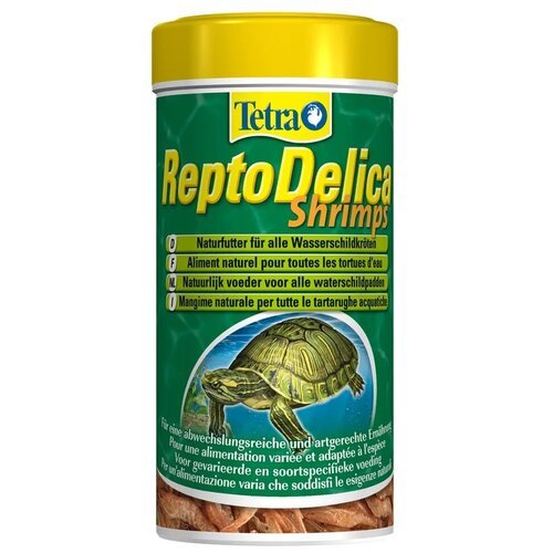 Tetra ReptoMin Delica Shrimps корм с креветками для водных черепах 250 мл