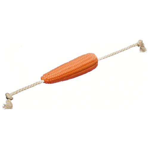 Yami-Yami Игрушка для собак “Кукуруза на верёвке”, 14,5см