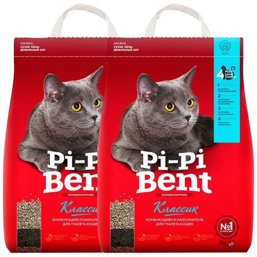 PI-PI BENT наполнитель комкующийся для туалета кошек (15 + 15 кг)