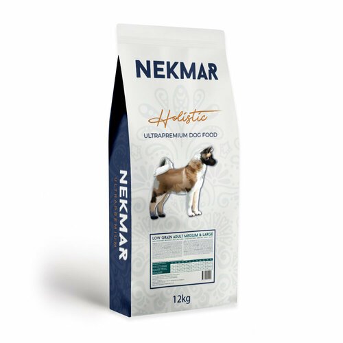 Сухой корм для собак Nekmar Low Grain Adult Medium & Large с курицей, низкозерновой