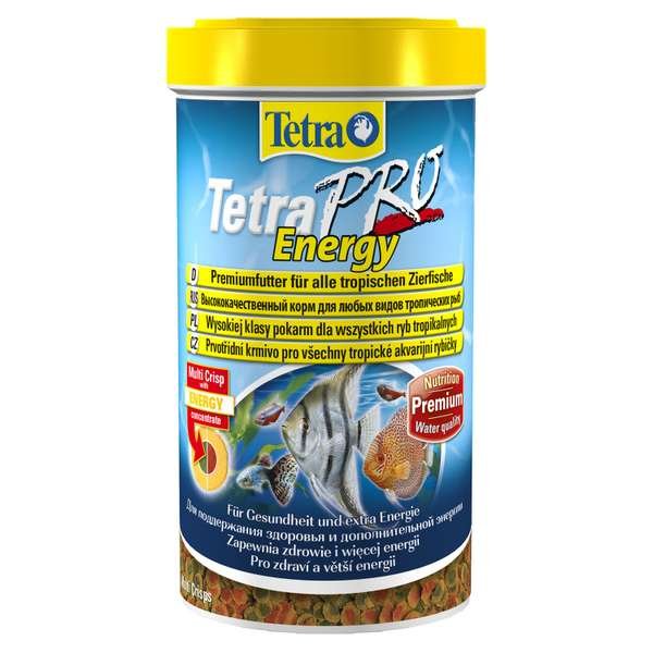 Корм для рыб Tetra 500мл Pro Energy Multi-Crisps всех видов для дополнительной энергии корм-чипсы