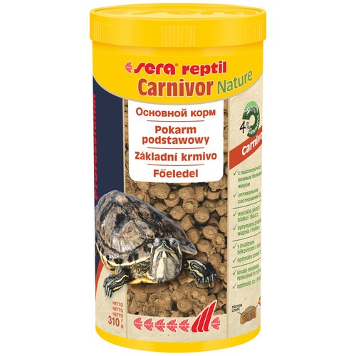 Сухой корм для рептилий Sera Reptil Professional Carnivor Nature, 1 л, 310 г