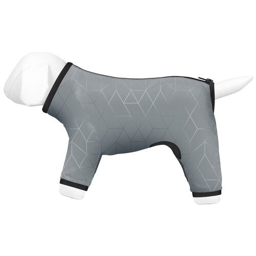 Дождевик для собак WAUDOG Clothes светоотражающий, XS22, В 30-34 см, С 19-21 см
