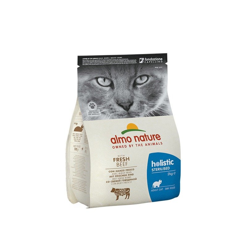 Almo Nature Functional Adult Cat Sterilised Beef & Rice 2 кг