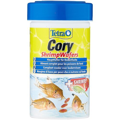 Сухой корм для рыб, ракообразных Tetra Cory ShrimpWafers, 100 мл, 40 г