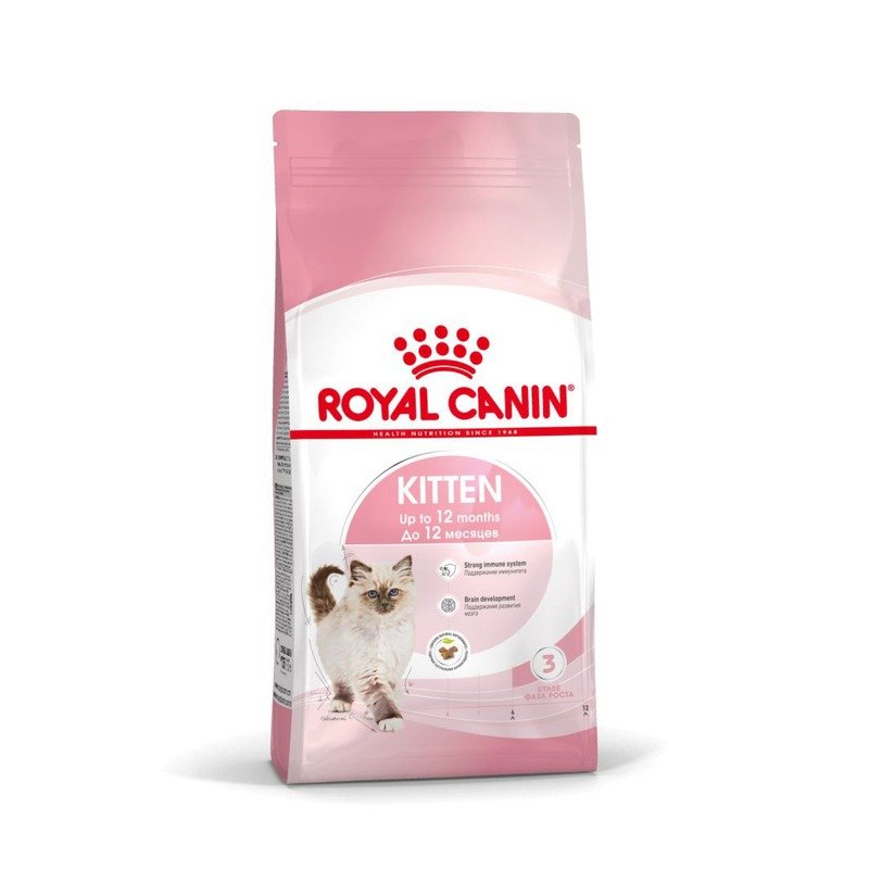 Royal Canin Kitten полнорационный сухой корм для котят в период второй фазы роста до 12 месяцев – 300 г