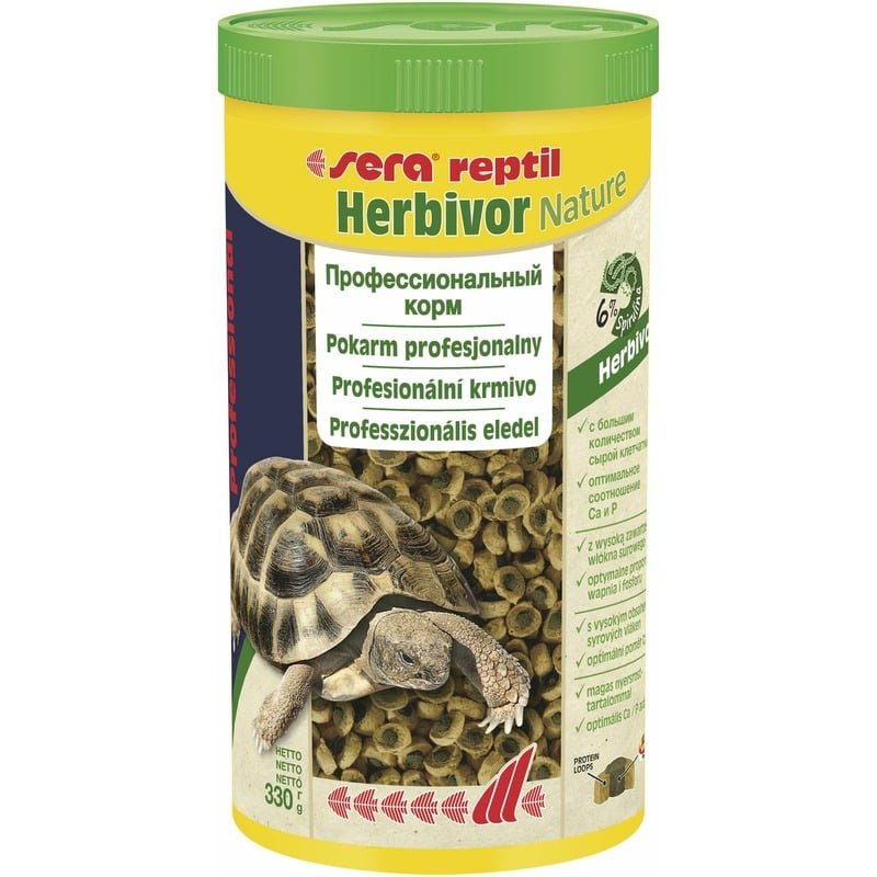Корм Sera Reptil Professional Herbivor для рептилий – 1000 мл, 330 г