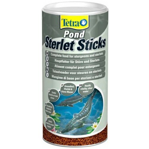 Сухой корм для рыб, рептилий Tetra Pond Sterlet Sticks, 1 л, 580 г