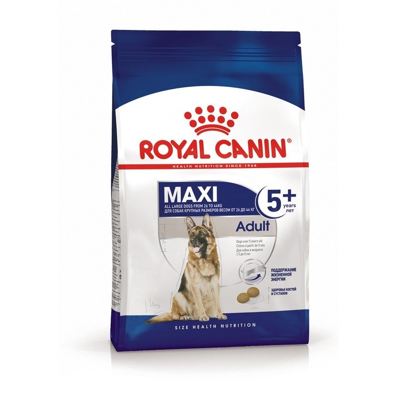 Royal Canin Maxi Adult 5+ полнорационный сухой корм для взрослых собак крупных пород старше 5 лет – 4 кг