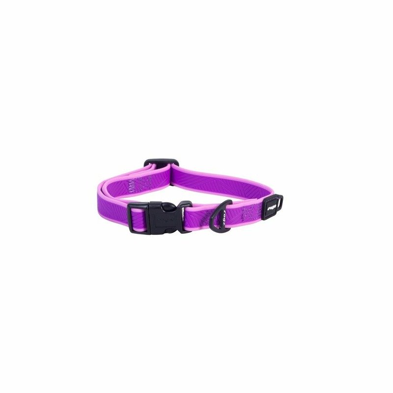 Rogz Amphibian Halsband ошейник для собак средних пород, размер М, цвет фиолетовый