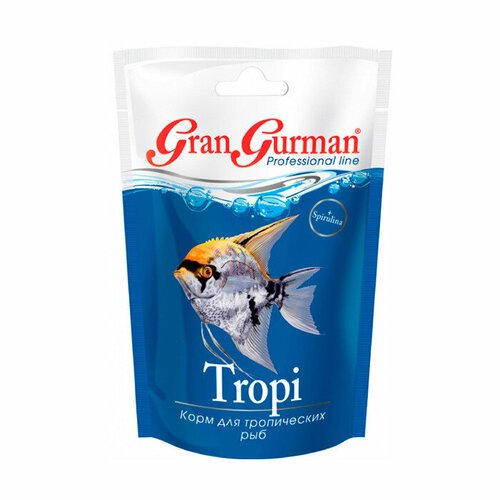 Корм для рыб, зоомир Gran Gurman 'Tropi' - для тропических рыб 30гр,(1шт)