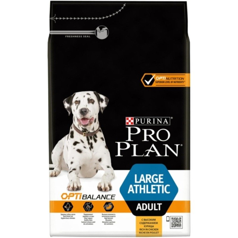 Pro Plan OptiBalance сухой корм для собак крупных пород с атлетическим телосложением, с высоким содержанием курицы – 3 кг