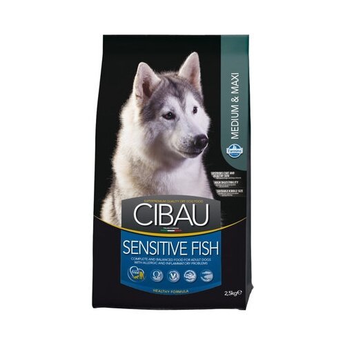 FARMINA Сухой корм для собак всех пород с чувствительным пищеварением CIBAU 6170 2,5 кг 39021 (2 шт)