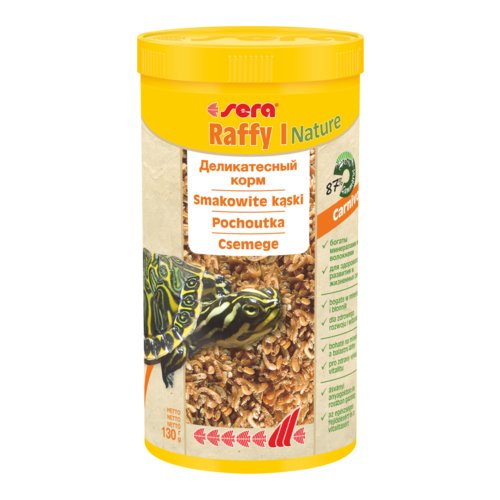 Сухой корм для рептилий, ракообразных Sera Raffy I Nature, 1 л, 130 г