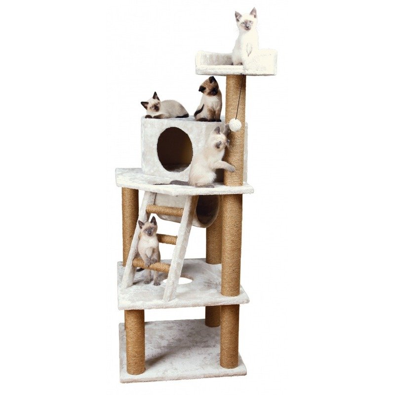 Trixie Домик для кошки Marlena, 151 см, светло-серый