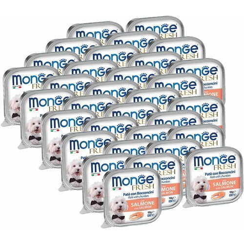 Monge Dog Fresh консервы для собак лосось 100г х 32 шт.