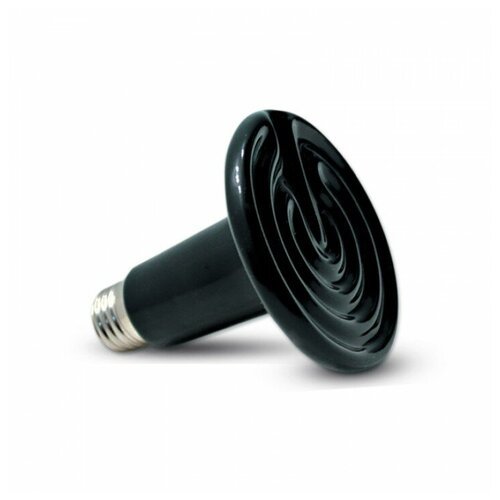 DL180050 Лампа керамическая плоская черная 50w