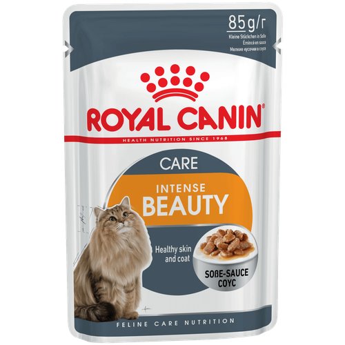 Влажный корм для кошек Royal Canin Intense Beauty, для здоровья кожи и блеска шерсти 85 г (паштет)