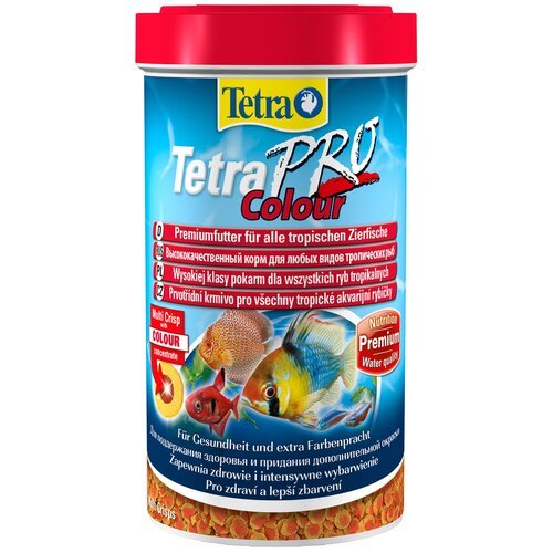 TetraPro Color Crisps Корм для улучшения окраса всех декоративных рыб, 500 мл 0.11 кг 1006483